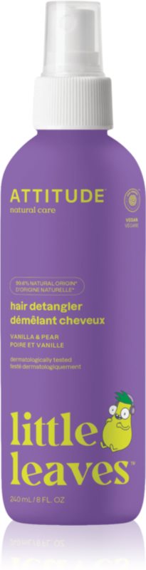 Attitude Little Leaves Vanilla & Pear spray pentru par usor de pieptanat pentru copii 240 ml