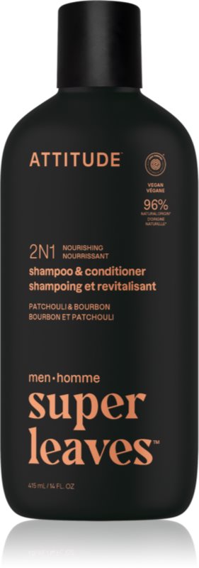 Attitude Super Leaves Men's Shampoo and Conditioner 2-in-1 sampon si balsam 2 in 1 pentru barbati