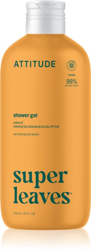 Attitude Super Leaves Coconut & Wild Berries gel de duș Orange Blossom & Eucalyptus 473 ml