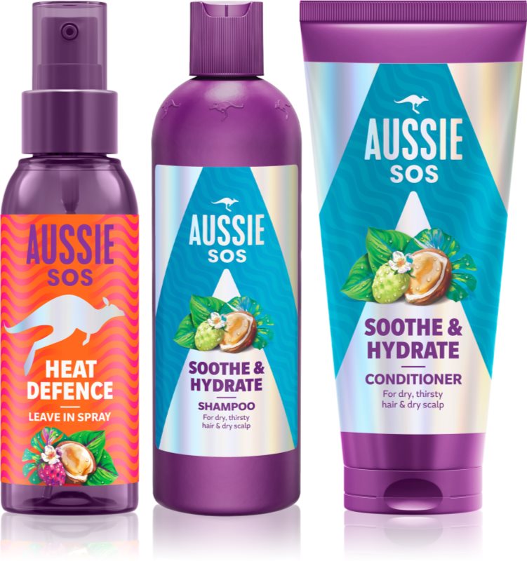 Aussie SOS Sooth & Hydrate set de hidratare intensă pentru păr