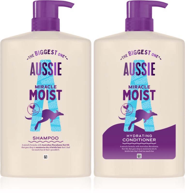 Aussie Miracle Moist set pentru hidratare si stralucire