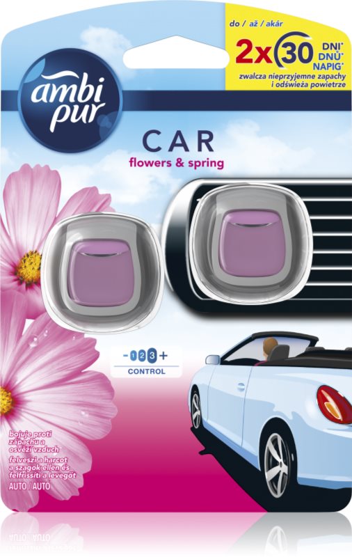 AmbiPur Car Flowers&Spring odorizant de camera pentru mașină