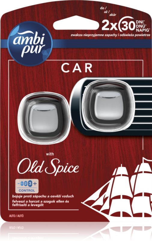 AmbiPur Car Old Spice odorizant de camera pentru mașină