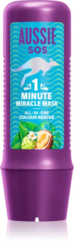Aussie 1 Minute Miracle Color Rescue mască hrănitoare pentru păr vopsit 250 ml