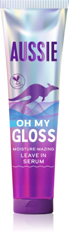 Aussie Oh My Gloss Leave In Serum ser fara clatire pentru hidratare si stralucire 160 ml