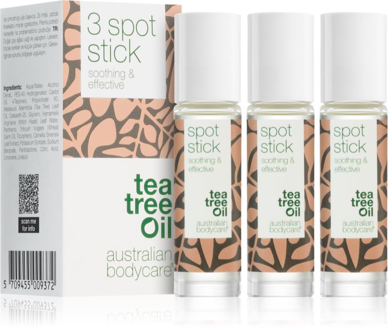 Australian Bodycare Tea Tree Oil stick pentru ten acneic 3x9 ml