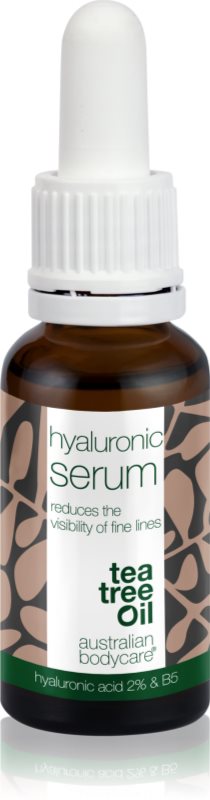 Australian Bodycare Tea Tree Oil & Hyaluronic Acid ser hialuronic pentru o hidratare intensa 30 ml