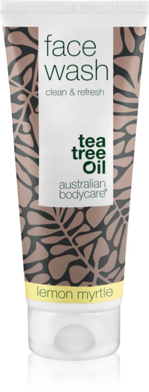 Australian Bodycare Tea Tree Oil Lemon Myrtle gel de curatare facial pentru pielea problematica 100 ml