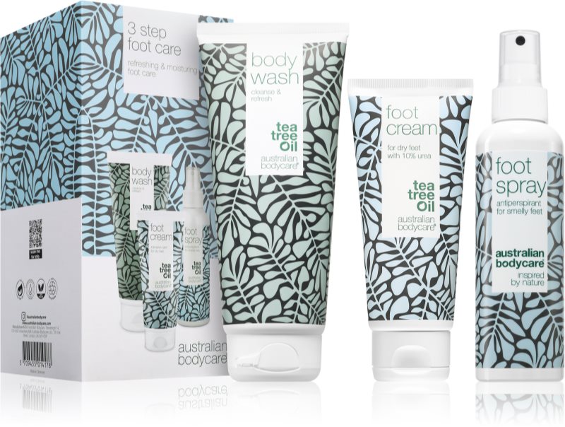 Australian Bodycare 3 Steps Foot Care set cadou pentru picioare