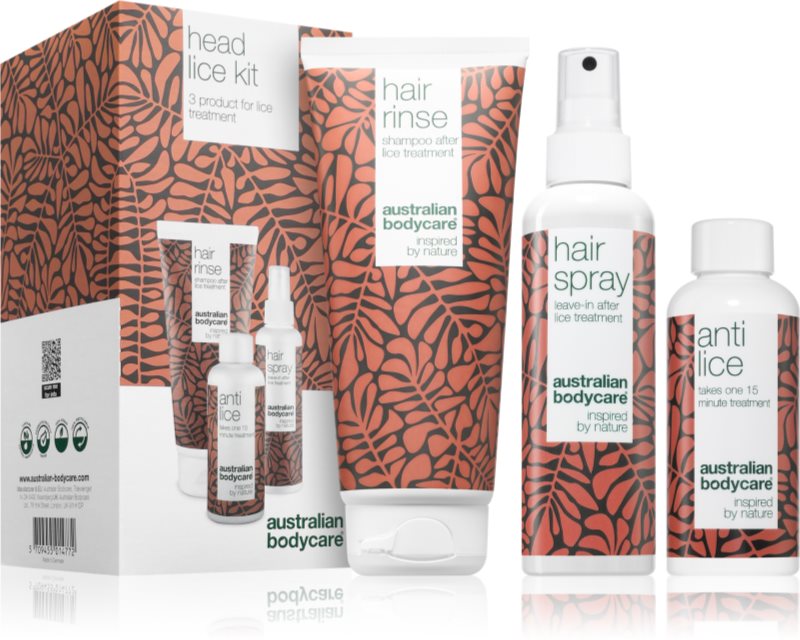 Australian Bodycare Head Lice Kit set împotriva păduchilor