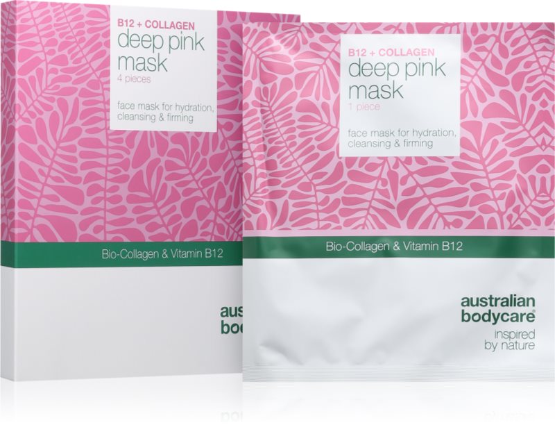 Australian Bodycare B12 + Collagen set de măști textile