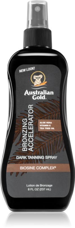 Australian Gold Bronzing Accelerator spray pentru bronzat pentru accelerarea bronzului 237 ml