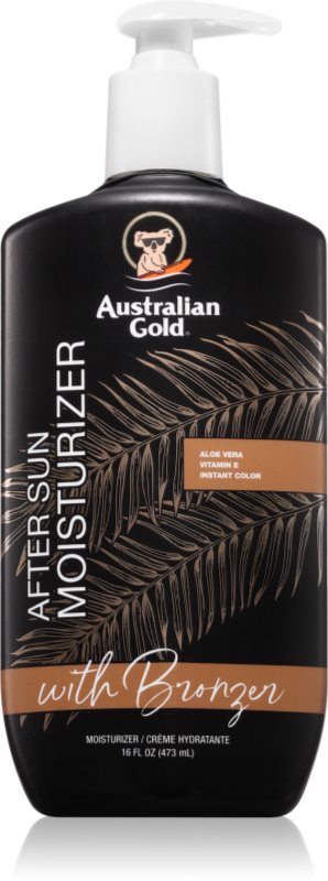Australian Gold After Sun With Bronzer crema dupa bronzat cu efect autobronzant 473 ml