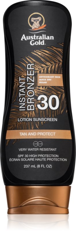 Australian Gold Protect Lotion With Bronzer loțiune de bronzare SPF 30 237 ml