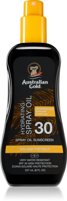 Australian Gold Spray Oil Sunscreen ulei protector SPF 30 in spray 237 ml