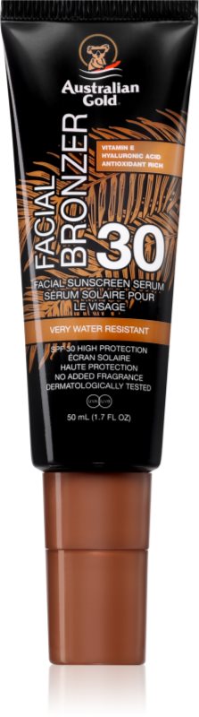 Australian Gold Facial Bronzer ser cu efect autobronzant SPF 30 50 ml