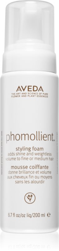Aveda Phomollient™ Styling Foam spumă de coafat pentru definirea și forma coafurii pentru par fin si normal 200 ml