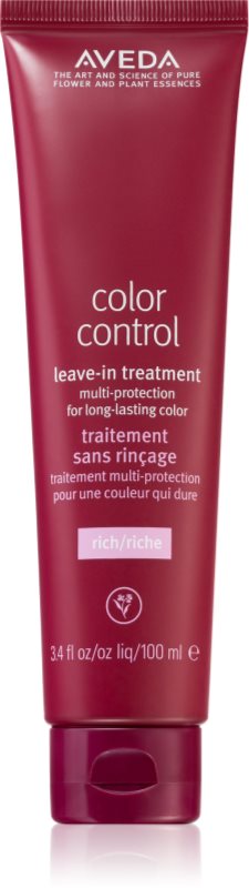 Aveda Color Control Leave-in Treatment Rich tratament fără clătire, pentru luciul și protecția culorii părului 100 ml
