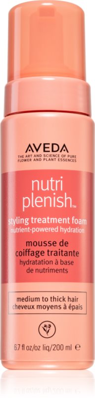 Aveda Nutriplenish™ Styling Treatment Foam spumă de styling pentru hidratare si stralucire 200 ml