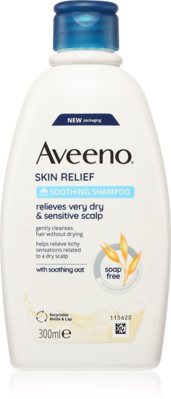 Aveeno Skin Relief sampon cu efect calmant pentru scalp sensibil si uscat 300 ml