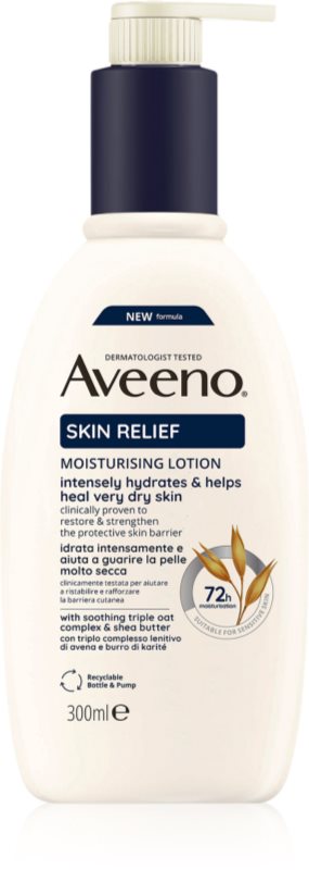 Aveeno Skin Relief Nourishing Lotion loțiune de corp hidratantă pentru piele foarte uscata 300 ml