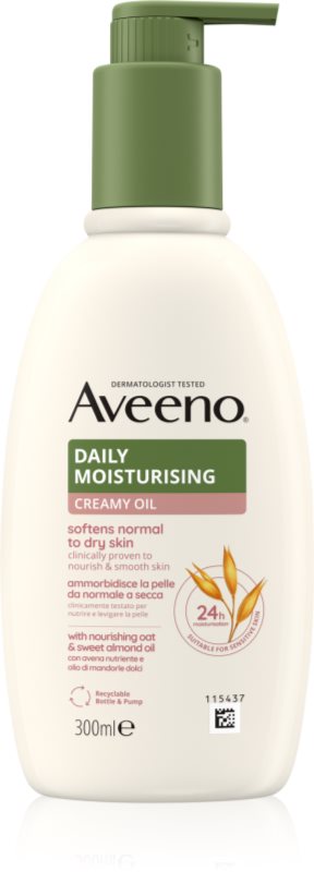Aveeno Daily Moisturising Softens Dry Skin Lotiune de corp delicata 300 ml