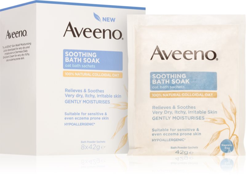 Aveeno Soothing Bath Soak pudră pentru baie 8x42 g