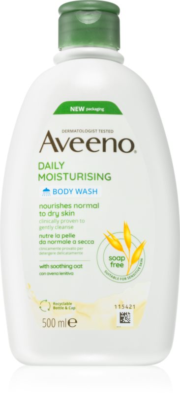 Aveeno Daily Moisturising Body Wash cremă de duș intens hrănitoare 500 ml