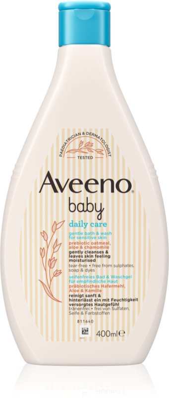 Aveeno Baby Daily Care gel de dus si baie pentru copii 400 ml