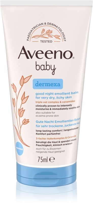 Aveeno Baby Dermexa Balsam emolient de noapte bună 75 ml