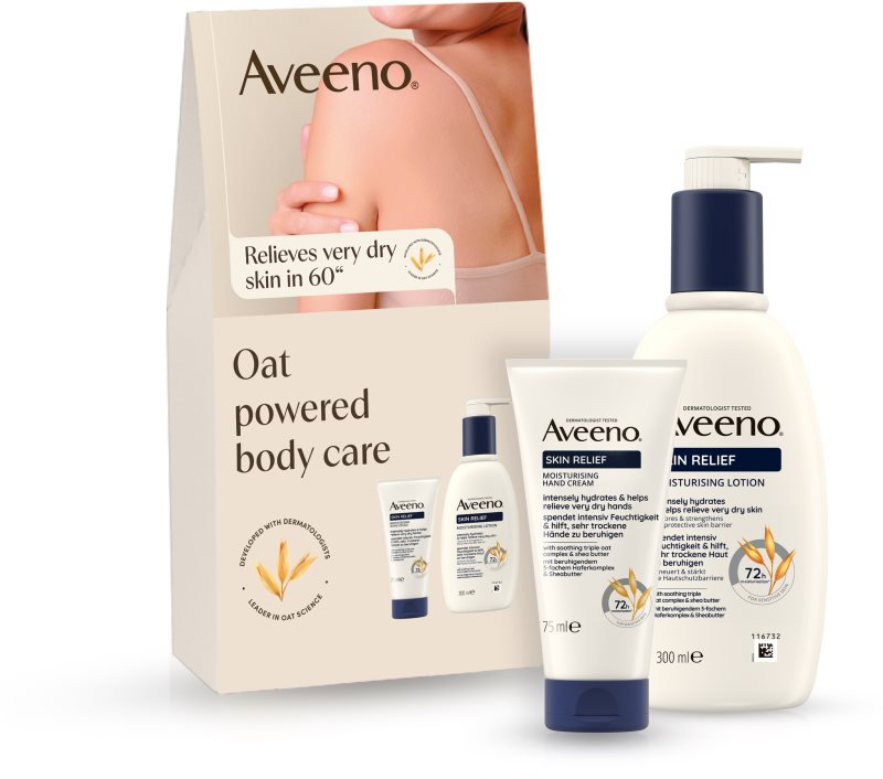 Aveeno Skin Relief set de hidratare intensă pentru piele uscata si sensibila