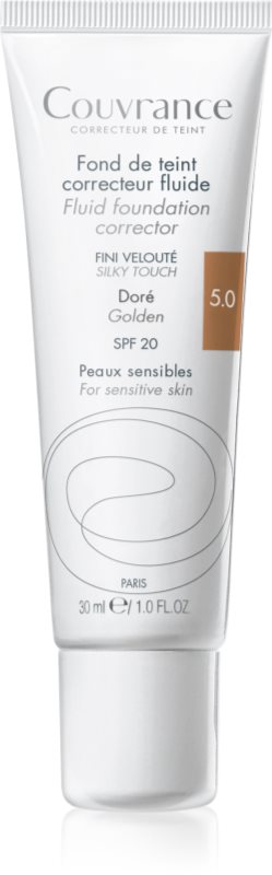 Avène Couvrance Fluid Foundation Corrector makeup lichid SPF 20
