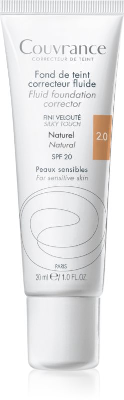 Avène Couvrance Fluid Foundation Corrector makeup lichid SPF 20