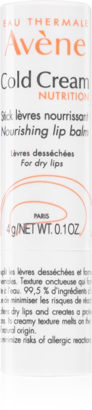 Avène Cold Cream balsam de buze cu efect de nutritiv 4 g