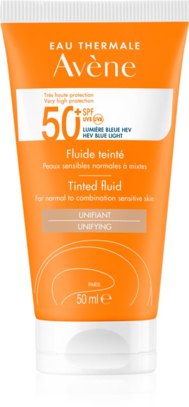 Avène Sun Tinted Fluid Fluid nuantator cu textura usoara SPF 50+ 50 ml