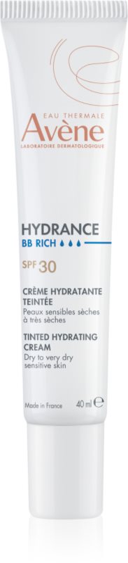 Avène Hydrance BB Rich Tinted Hydrating Cream crema hidratanta si tonifianta SPF 30 40 ml