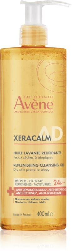 Avène XeraCalm A.D. Lipid-Replenishing Cleansing Oil ulei de curatare si refacere a lipidelor pentru piele uscată, cu tendință la eczeme