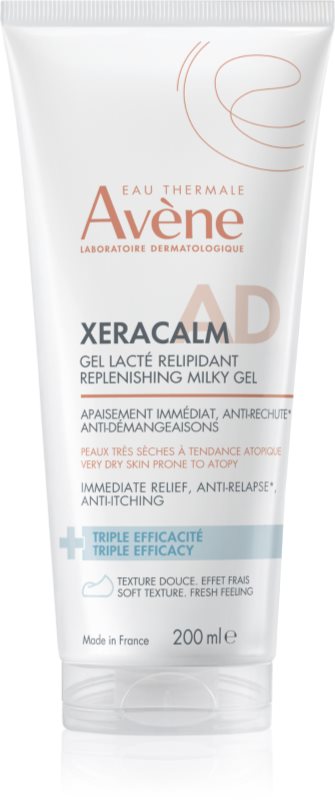 Avène XeraCalm A.D. Replenishing Milky Gel crema pentru refacerea lipidelor pentru piele uscata spre atopica 200 ml