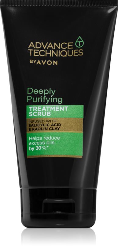 Avon Advance Techniques Deeply Purifying peeling de curățare profundă pentru par gras 150 ml