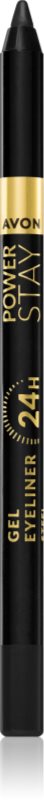 Avon Power Stay 24h gel pentru linia ochilor culoare Black 1.2 g