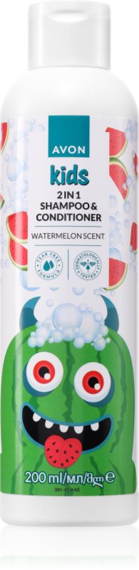 Avon Kids Watermelon sampon si balsam 2 in 1 200 ml