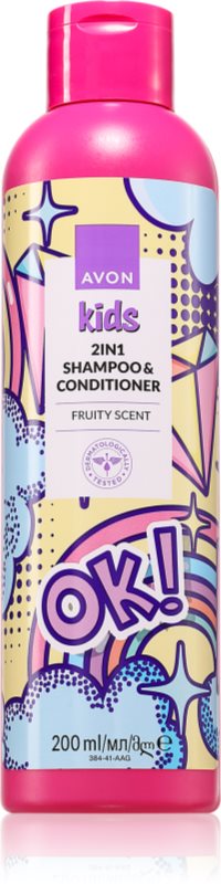 Avon Kids Fruit sampon si balsam 2 in 1 200 ml