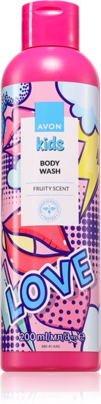 Avon Kids Fruit gel de duș mătăsos 200 ml