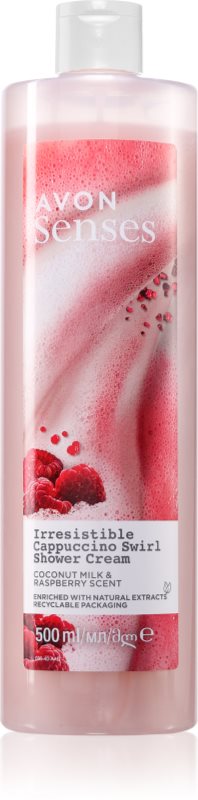 Avon Senses Irresistible Cappuccino Swirl cremă de duș energizantă 500 ml