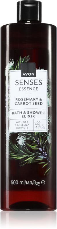 Avon Senses Essence Rosemary & Carrot Seed gel de duș cremos 500 ml