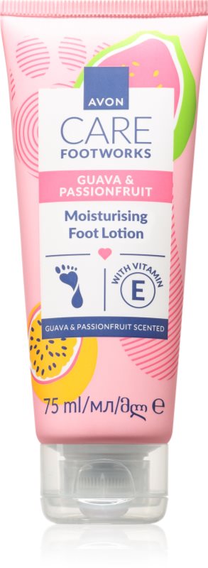Avon Care Guava & Passionfruit lapte hidratant pentru picioare 75 ml