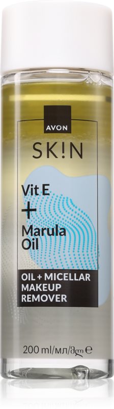 Avon Sk!n Vit E + Marula Oil demachiant in doua faze 200 ml