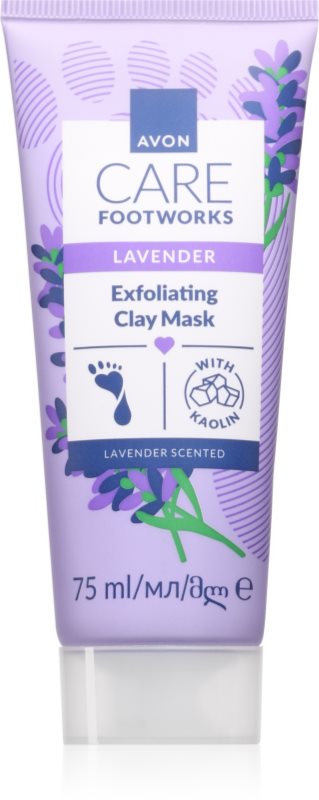 Avon Care Footworks masca pentru exfoliere pentru tălpile picioarelor 75 ml