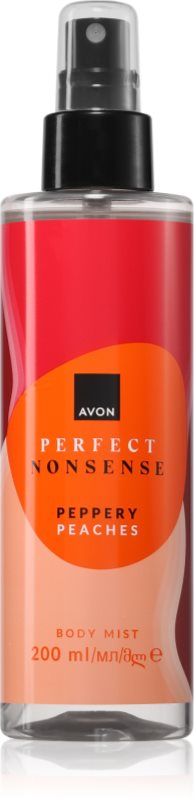 Avon Perfect Nonsense Peppery Peaches spray de corp parfumat pentru femei 200 ml