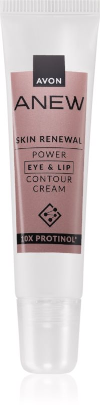 Avon Anew Skin Renewal crema iluminatoare zona ochilor si a buzelor 15 ml